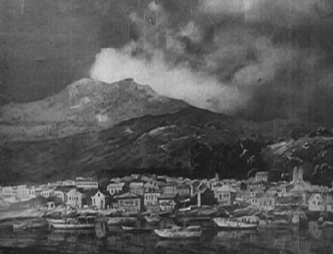 Eruption volcanique a la martinique (1902)